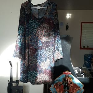 Colorful dress size 3x